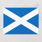 Flagge Schottlands Postkarte (Vorderseite)
