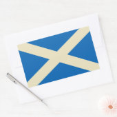 Flagge Schottlands Rechteckiger Aufkleber (Umschlag)