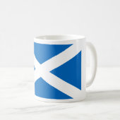 Flagge Schottlands - Schottische Flagge Kaffeetasse (VorderseiteRechts)