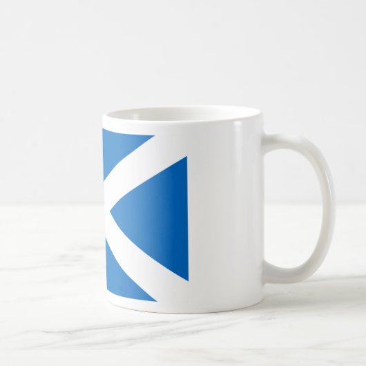 Flagge Schottlands - Schottische Flagge Kaffeetasse (Rechts)