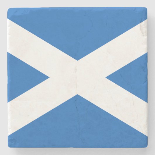 Flagge Schottlands Steinuntersetzer (Vorderseite)