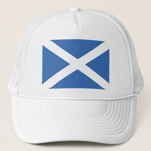 Flagge Schottlands Truckerkappe (Vorderseite)