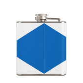 Flagge Schottlands Vinyl Wrapped Flask Flachmann (Rückseite)