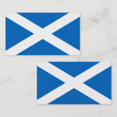 Flagge Schottlands Visitenkarten Visitenkarte (Vorne/Hinten)