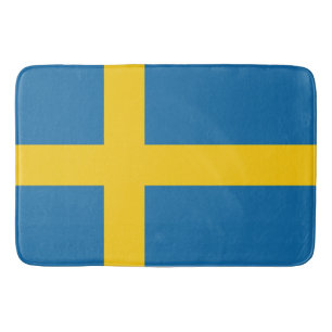 Flagge Schweden Badematte