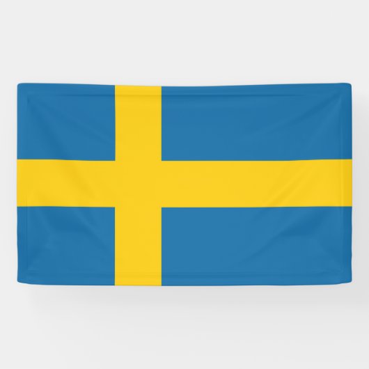 Flagge Schweden Banner (Horizontal)
