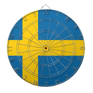 Flagge Schweden Dartscheibe