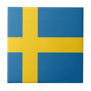 Flagge Schweden Fliese
