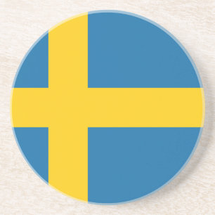 Flagge Schweden Getränkeuntersetzer