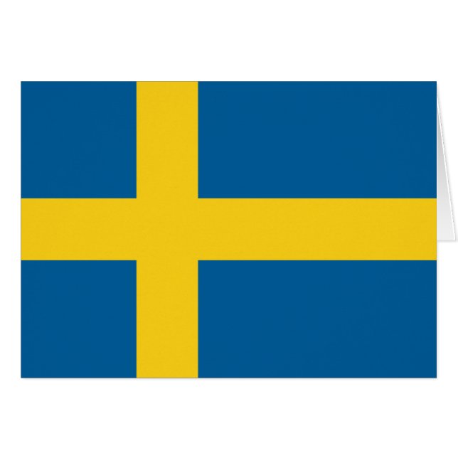 Flagge Schwedens (Vorderseite (Horizontal))
