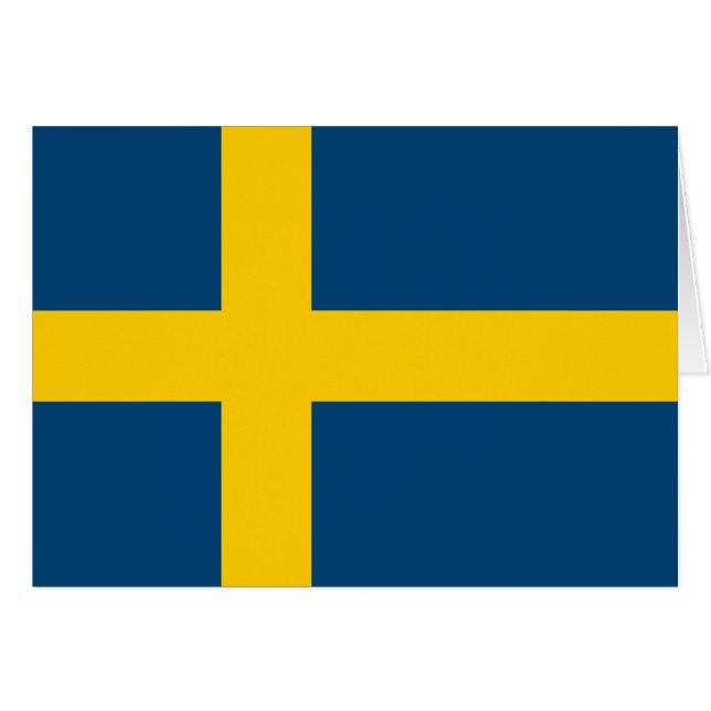 Flagge Schwedens (Vorderseite (Horizontal))