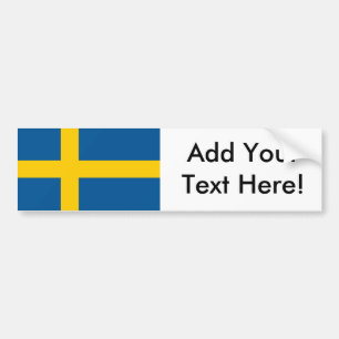 Flagge Schwedens Autoaufkleber