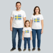 Flagge Schwedens Baby T-shirt