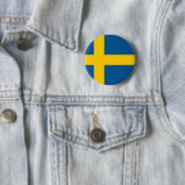 Flagge Schwedens Button (Beispiel)