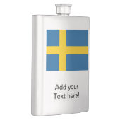 Flagge Schwedens Flachmann (Rechts)