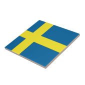 Flagge Schwedens Fliese (Seite)