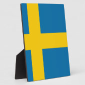 Flagge Schwedens Fotoplatte (Seite)