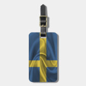Flagge Schwedens Gepäckanhänger (Vorderseite vertikal)
