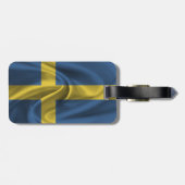 Flagge Schwedens Gepäckanhänger (Rückseite horizontal)