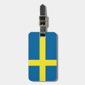 Flagge Schwedens Gepäckanhänger (Vorderseite vertikal)