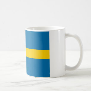 Flagge Schwedens Kaffeetasse