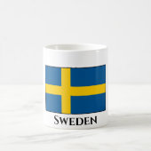 Flagge Schwedens Kaffeetasse (Mittel)