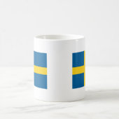 Flagge Schwedens Kaffeetasse (Mittel)