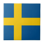 Flagge Schwedens Keramik Tile Fliese<br><div class="desc">Flagge Schwedens Keramik Tile</div>
