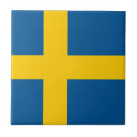 Flagge Schwedens Keramik Tile