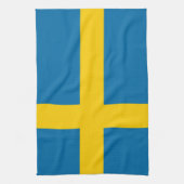 Flagge Schwedens Küchentuch (Vertikal)