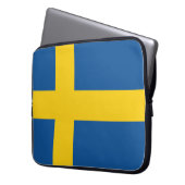 Flagge Schwedens Laptopschutzhülle (Vorderseite Links)