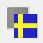 Flagge Schwedens Magnet (Vorderseite/Rückseite)