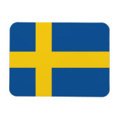 Flagge Schwedens Magnet (Horizontal)