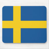 Flagge Schwedens Mousepad (Vorne)