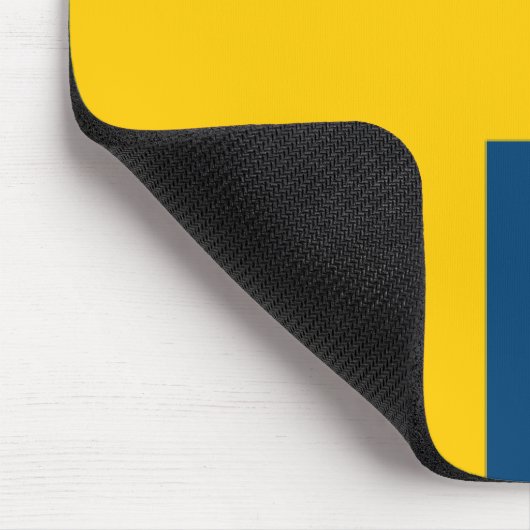 Flagge Schwedens Mousepad (Ecke)