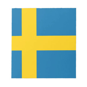 Flagge Schwedens Notizblock