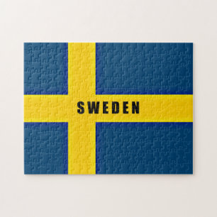 Flagge Schwedens Puzzle