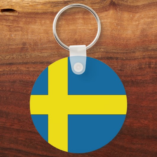 Flagge Schwedens Schlüsselanhänger (Vorderseite)