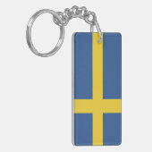Flagge Schwedens Schlüsselanhänger (Vorderseite links)