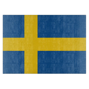 Flagge Schwedens Schneidebrett