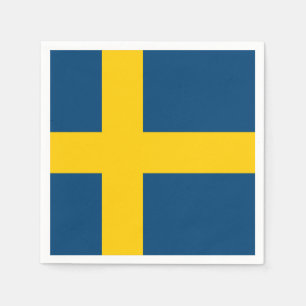 Flagge Schwedens Serviette