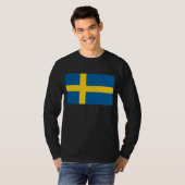 Flagge Schwedens T-Shirt (Vorne ganz)