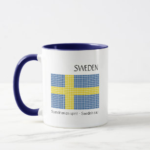 Flagge Schwedens Tasse