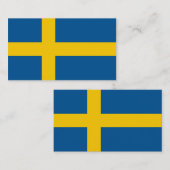 Flagge Schwedens Visitenkarten Visitenkarte (Vorne/Hinten)