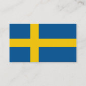 Flagge Schwedens Visitenkarten Visitenkarte (Rückseite)