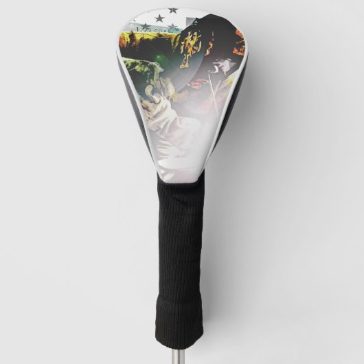 Flagge-Schweißer Golf Headcover (Vorderseite)