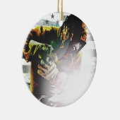 Flagge-Schweißer Keramik Ornament (Rechts)