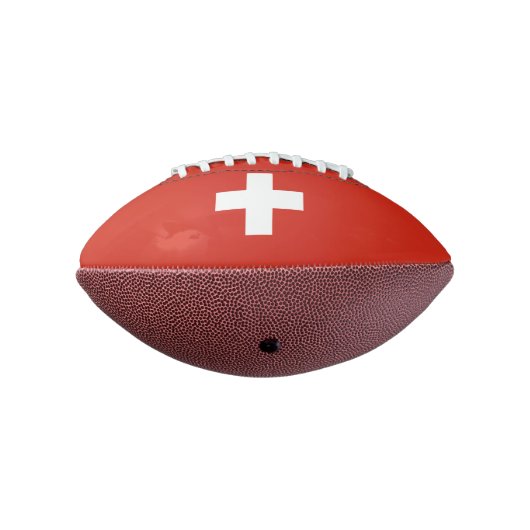 Flagge Schweiz Mini Football (Gedreht 270)