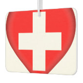 Flagge Schweiz (Schweiz) Autolufterfrischer (Links)
