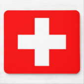 Flagge Schweiz (Schweiz) Mousepad (Vorne)